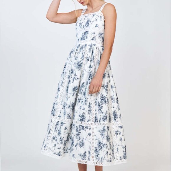 Hunter Bell Bevins Dress in Flamingo - Picture 3 of 5